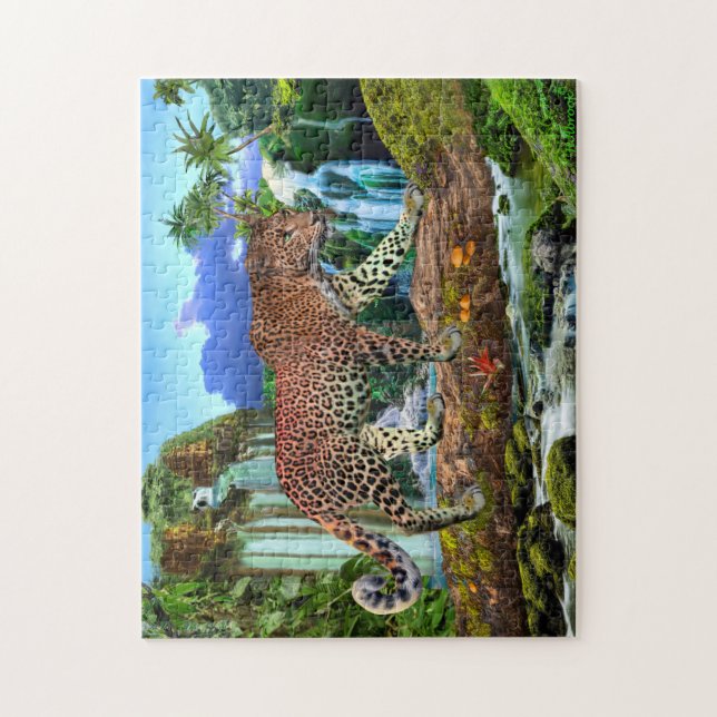 PUZZLE LÉOPARD DU CONGO (Vertical)