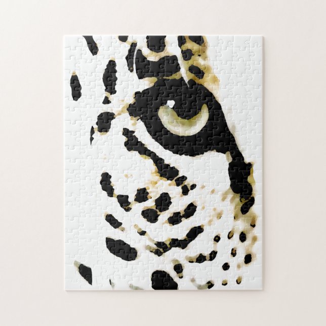 Puzzle Leopard Eye - Animals Art (Vertical)