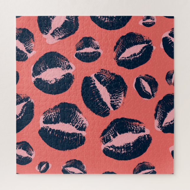 Puzzle Leopard Kiss : Lipstick (Vertical)