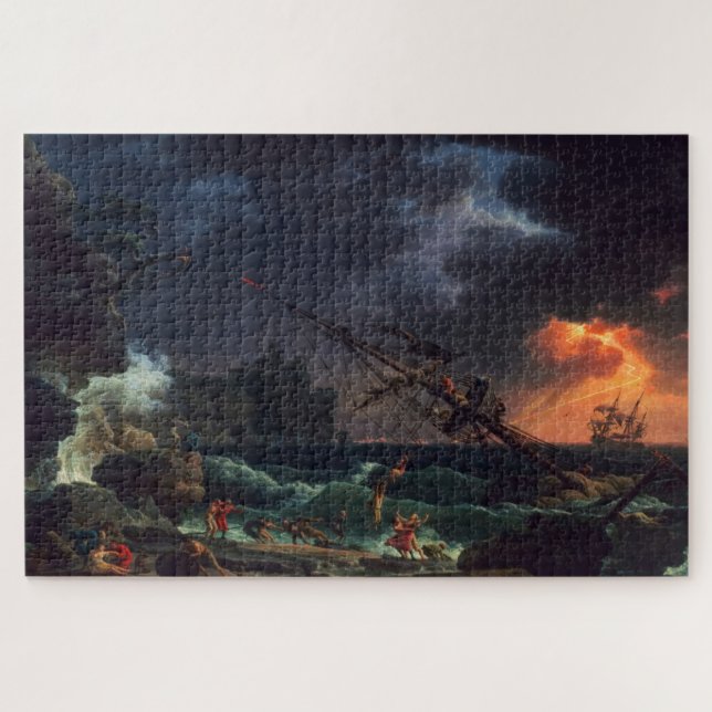 Puzzle L'épave de Claude Joseph Vernet (Horizontal)