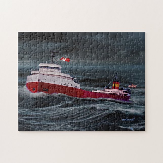 PUZZLE L'ÉPAVE DE L'EDMUND FITZGERALD (Horizontal)