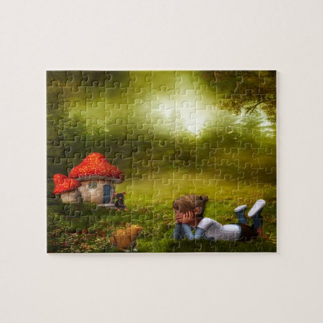Puzzle Leprechauns où les petits vivent Irlande (Horizontal)