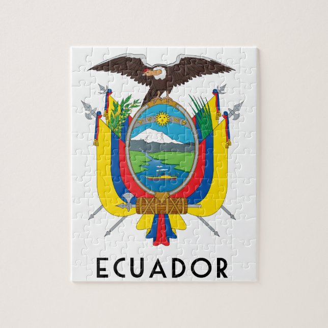 Puzzle L'Equateur - symbole/manteau des (Vertical)