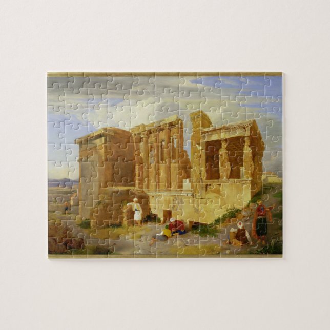 Puzzle L'Erechtheum, Athènes, avec des figures dans le (Horizontal)