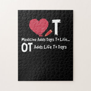 Puzzle L'ergothérapie ajoute de la vie aux jours de médic