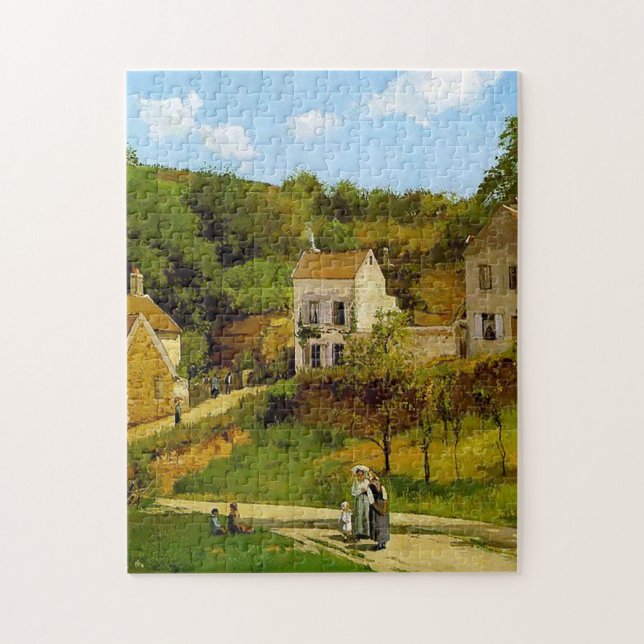 Puzzle L'ermitage de Pontoise par Camille Pissarro (Vertical)