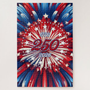 Puzzle Les 250 ans d'Amérique 1776-2026 Feux d'artifice R