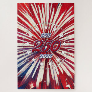 Puzzle Les 250 ans d'Amérique 1776-2026 Feux d'artifice R