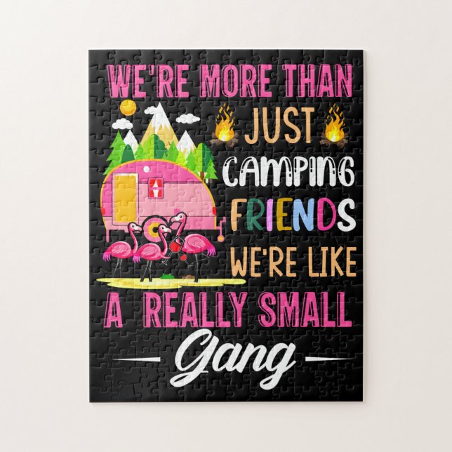 Puzzle Les Amis Du Camping Sont Comme Une Petite Bande (Vertical)