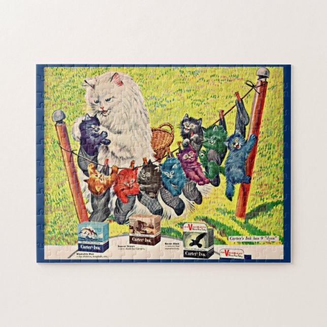 Puzzle Les années 1940 Carter’s Ink and mama cat and kitt (Horizontal)