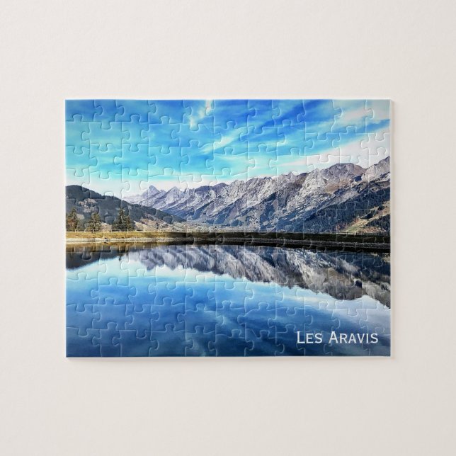 Puzzle Les Aravis, Alpes françaises (Horizontal)