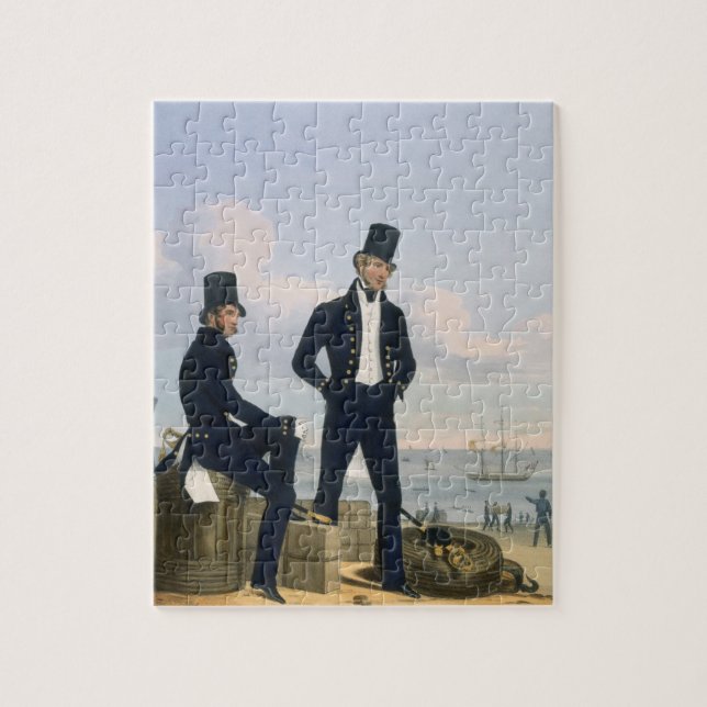 Puzzle Les artilleurs, maîtres d'équipage et (Vertical)