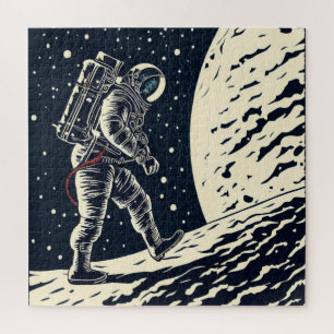 Puzzle Les astronautes de la SF sur la promenade Spacewal
