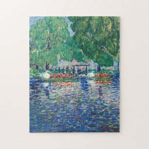 Puzzle Les bateaux à cygne   George Luks