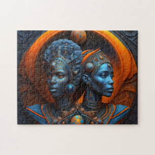 Puzzle Les bâtisseurs : mère et fille