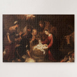 Puzzle Les bergers de la Nativité 1668