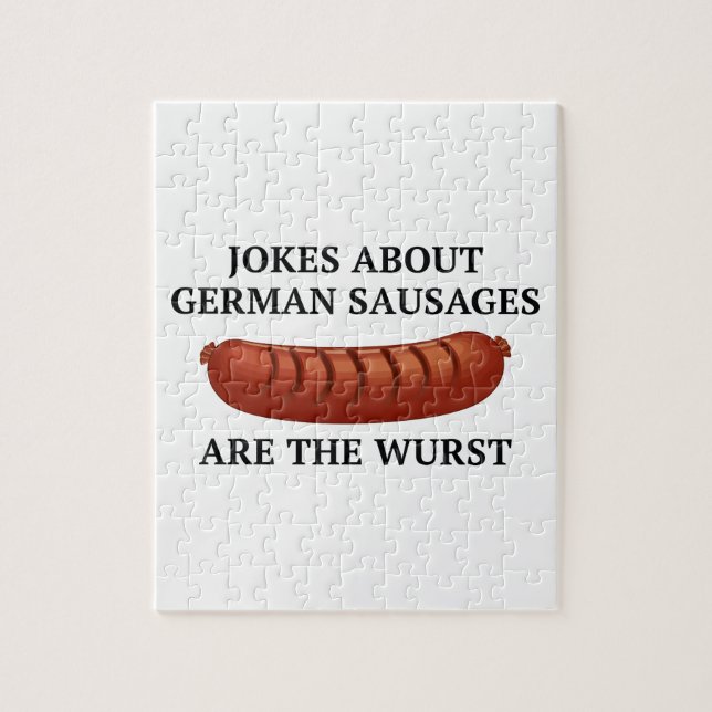 Puzzle Les Blagues Sur Les Saucisses Allemandes Sont Les  (Vertical)