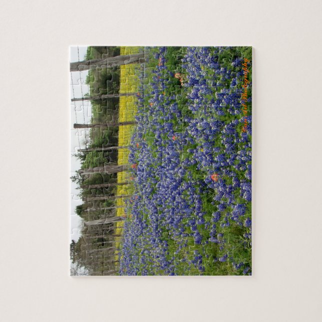 Puzzle Les Bluebonnets de Texas mettent en boîte la (Vertical)