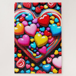 Puzzle Les bonbons du coeur
