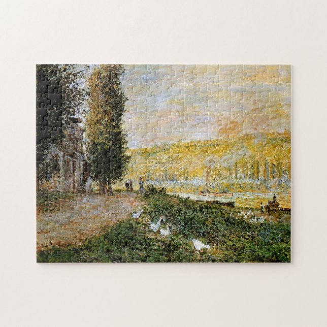 Puzzle Les bords de Seine, Lavacourt Monet Beaux-Arts (Horizontal)