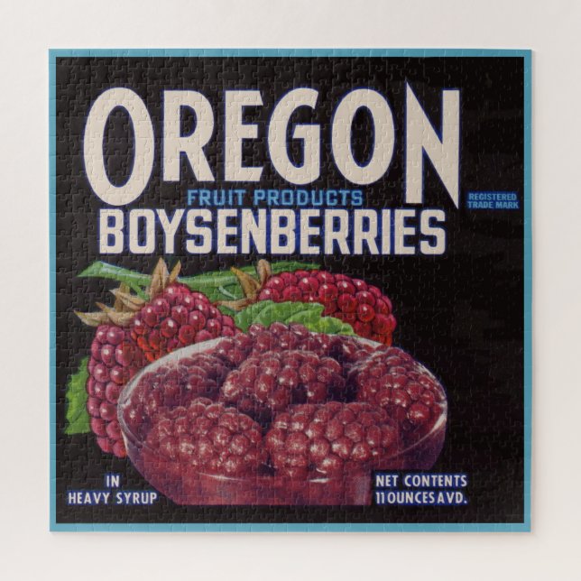 Puzzle Les Boysenberries de l'Oregon des années 1940 peuv (Vertical)