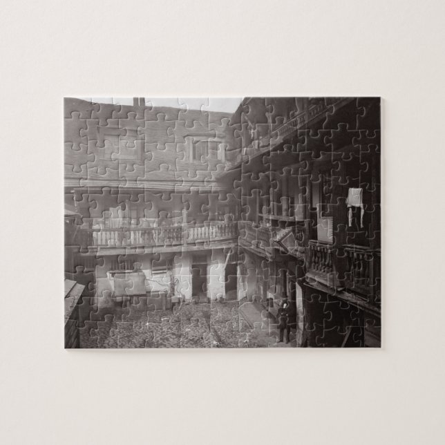 Puzzle Les bras d'Oxford en ruelle de Warwick, 1875, de (Horizontal)