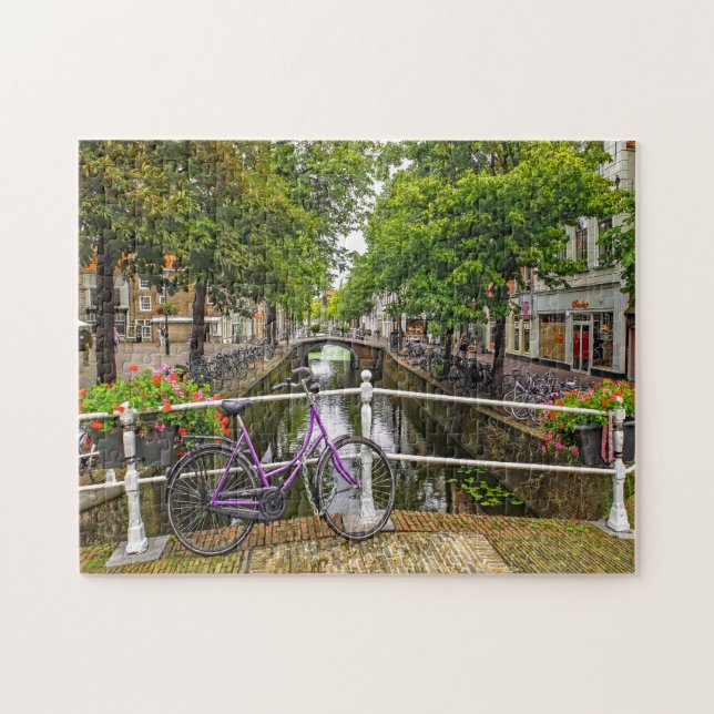Puzzle Les canaux d'Amsterdam. (Horizontal)
