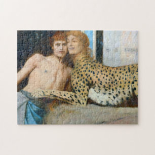 Puzzle Les Caresses, Fernand Khnopff