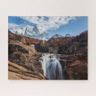 Puzzle Les cascades   Fitz Roy Mountain, Argentine
