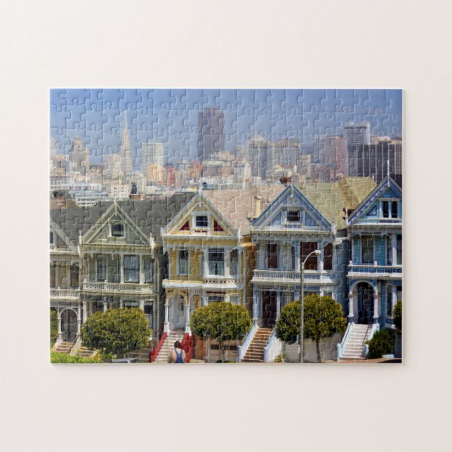 Puzzle Les célèbres Painted Ladies de San Francisco (Horizontal)