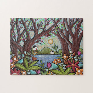 Puzzle Les chalets du lac par Karla Gerard