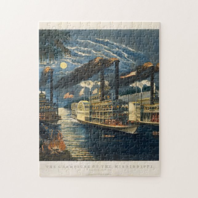 Puzzle Les champions du Mississippi (Vertical)