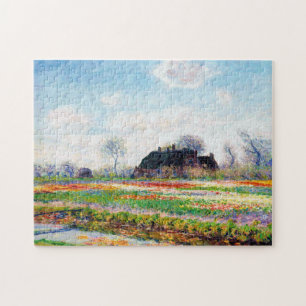 Puzzle Les champs de tulipes au Pays-Bas, Monet
