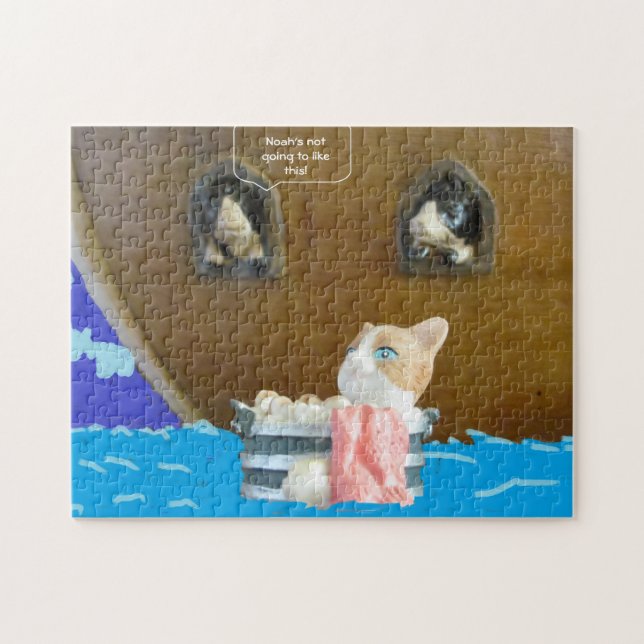 Puzzle Les chats, baignades incessantes. (Horizontal)