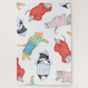 Puzzle "LES CHATS PYJAMA 50X60 cm"