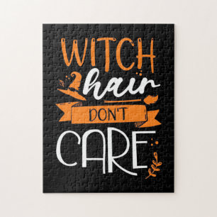 Puzzle Les cheveux de sorcière d'Halloween ne sont pas ci