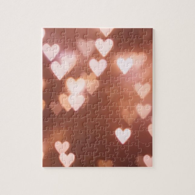 PUZZLE LES COEURS DU JOUR DE ROSE VALENTINE (Vertical)