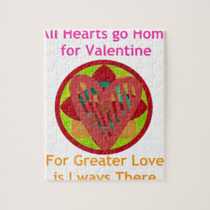 Puzzle Les coeurs rentrent à la maison pour la Saint-Vale