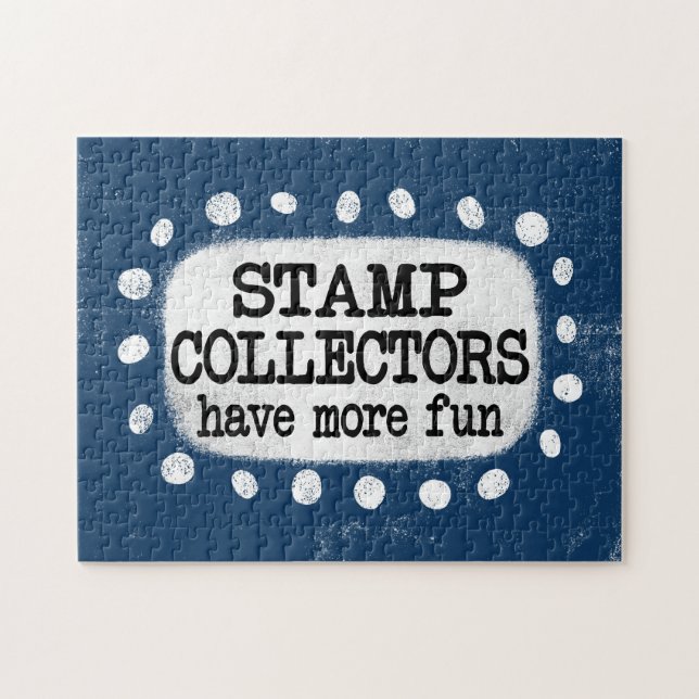 Puzzle Les Collectionneurs De Timbres Ont Plus Amusants P (Horizontal)