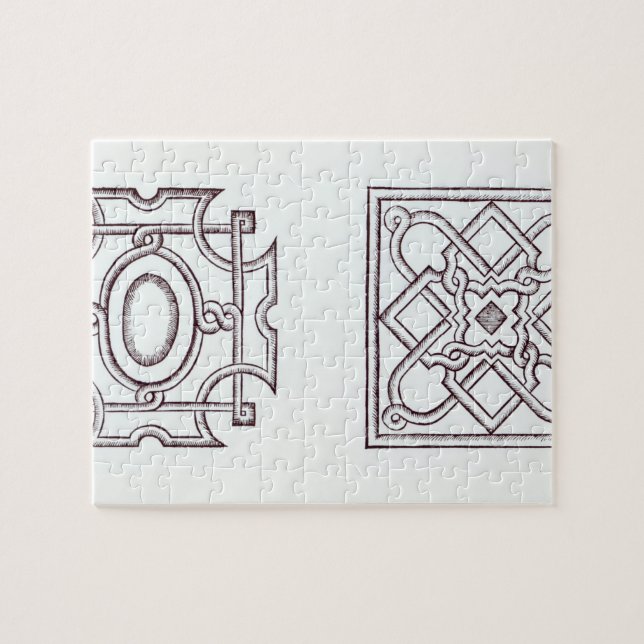 Puzzle Les conceptions pour un noeud font du jardinage, (Horizontal)