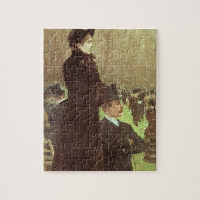 Puzzle Les courses chez Auteuil, Paris (huile sur la (Vertical)