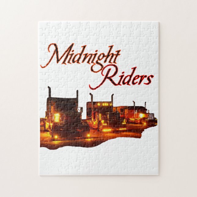 Puzzle Les cyclistes de Midnight (Vertical)