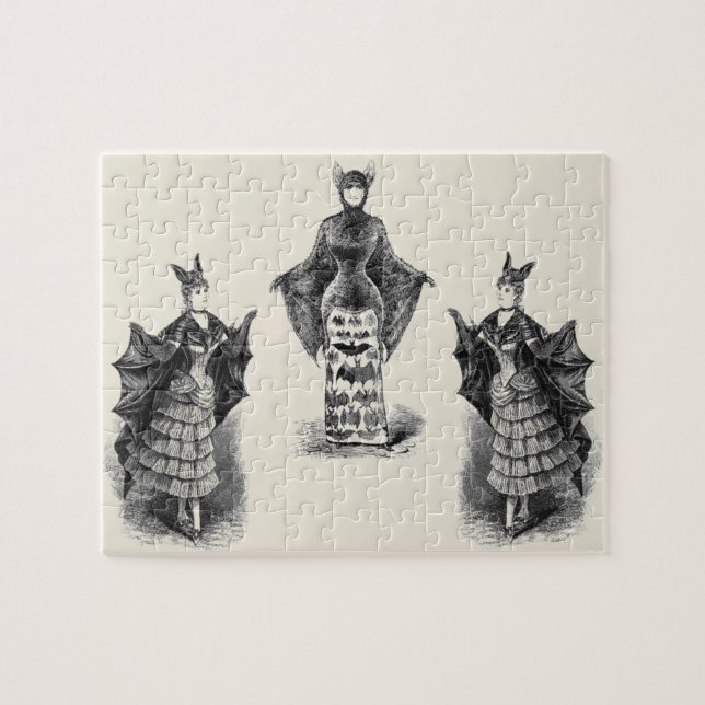 Puzzle Les dames de la chauve-souris Vintages (Horizontal)