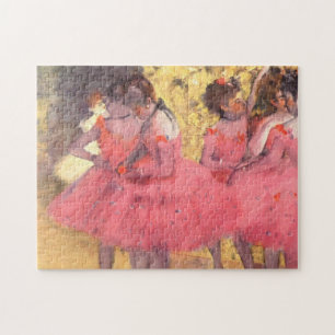 Puzzle Les danseurs roses avant le ballet par Edgar Degas