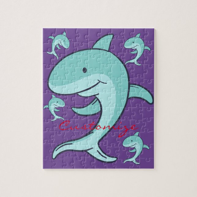 Puzzle Les dauphins bleus sauter Thunder_Cove (Vertical)