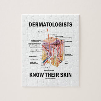 Puzzle Les dermatologues connaissent leur peau