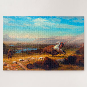 Puzzle Les Derniers des Buffles Albert Bierstadt 1888