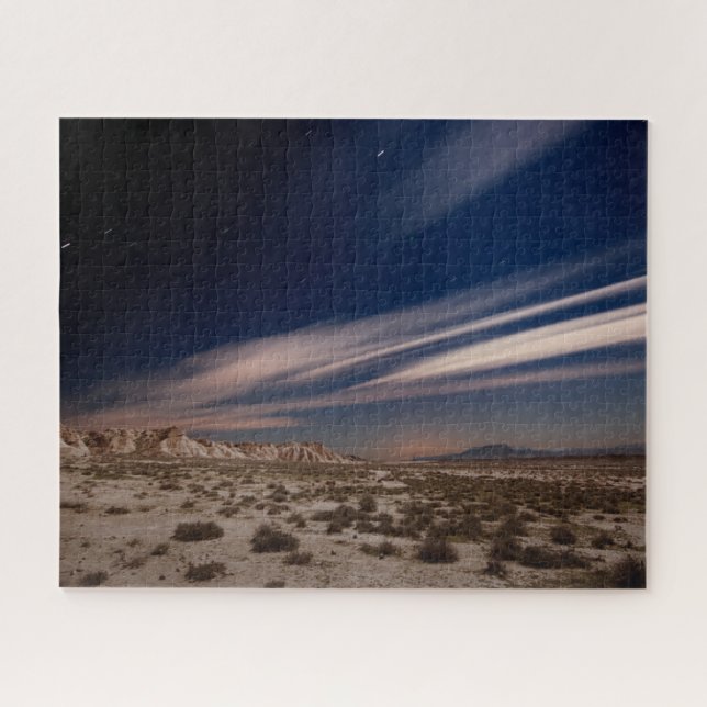 Puzzle Les déserts | Navarre Bardenas désert la nuit (Horizontal)