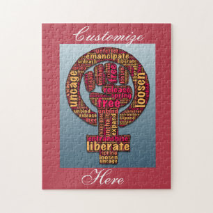 Puzzle les droits des femmes élevés depuis 2017