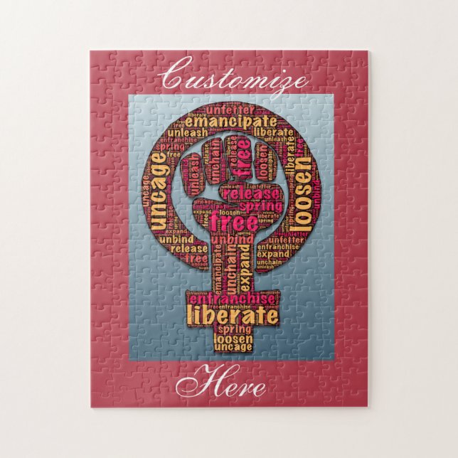 Puzzle les droits des femmes élevés depuis 2017 (Vertical)